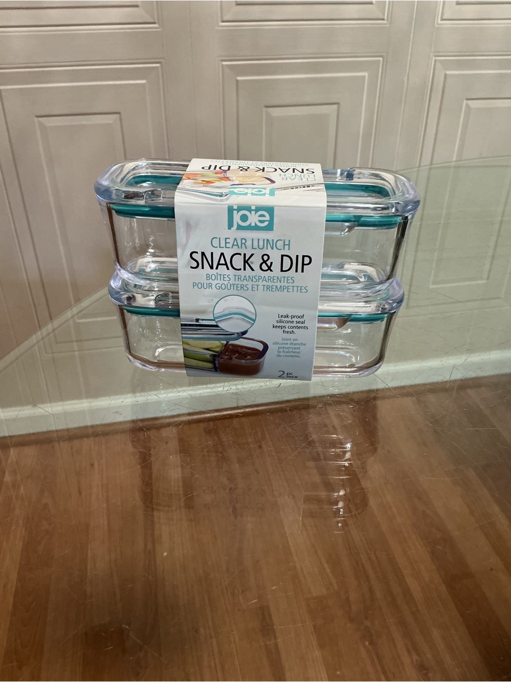 M- Brand New Joie set of  2 Meal Seal Containers.. clear